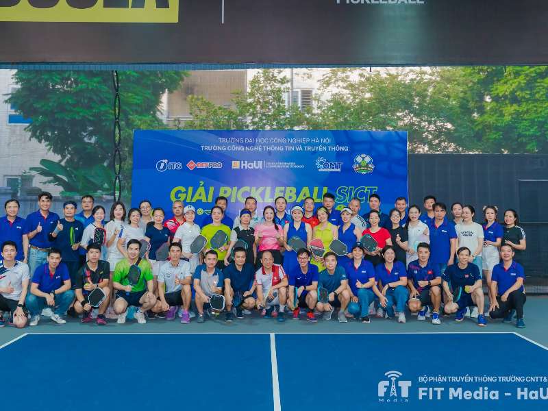 Giải Pickleball SICT – HaUI Lần thứ nhất: Ngày hội thể thao bùng nổ tại Trường CNTT & Truyền thông – HaUI