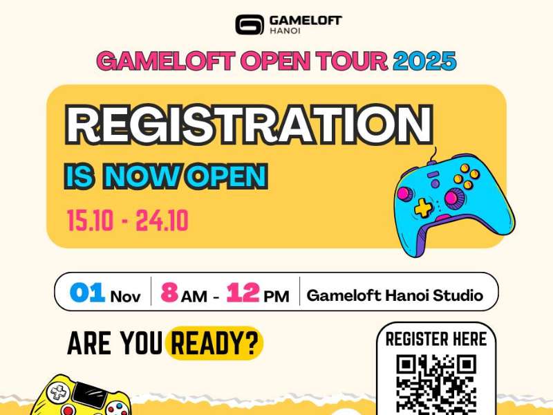 Gaming tour 2025 – Khám phá thế giới gaming cùng Gameloft Hà Nội