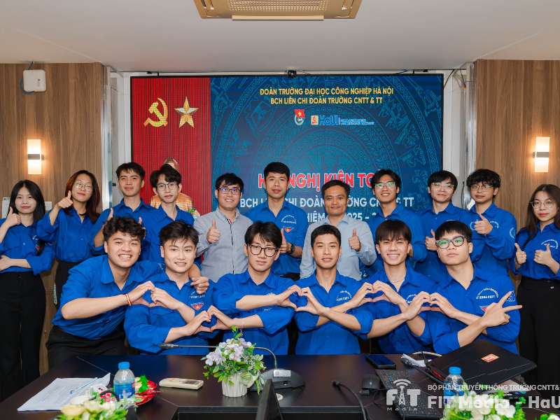 Chúc mừng hội nghị kiện toàn lần thứ 1 - BCH Liên chi đoàn trường CNTT&TT nhiệm kỳ 2024-2027