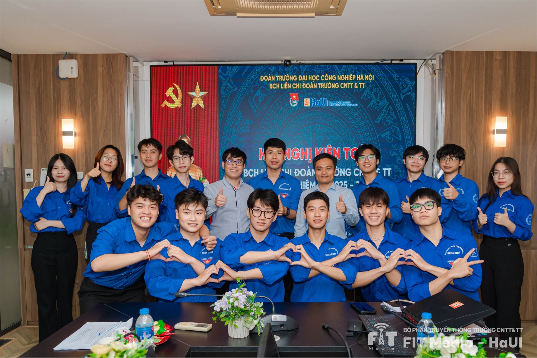 Chúc mừng hội nghị kiện toàn lần thứ 1 - BCH Liên chi đoàn trường CNTT&TT nhiệm kỳ 2024-2027