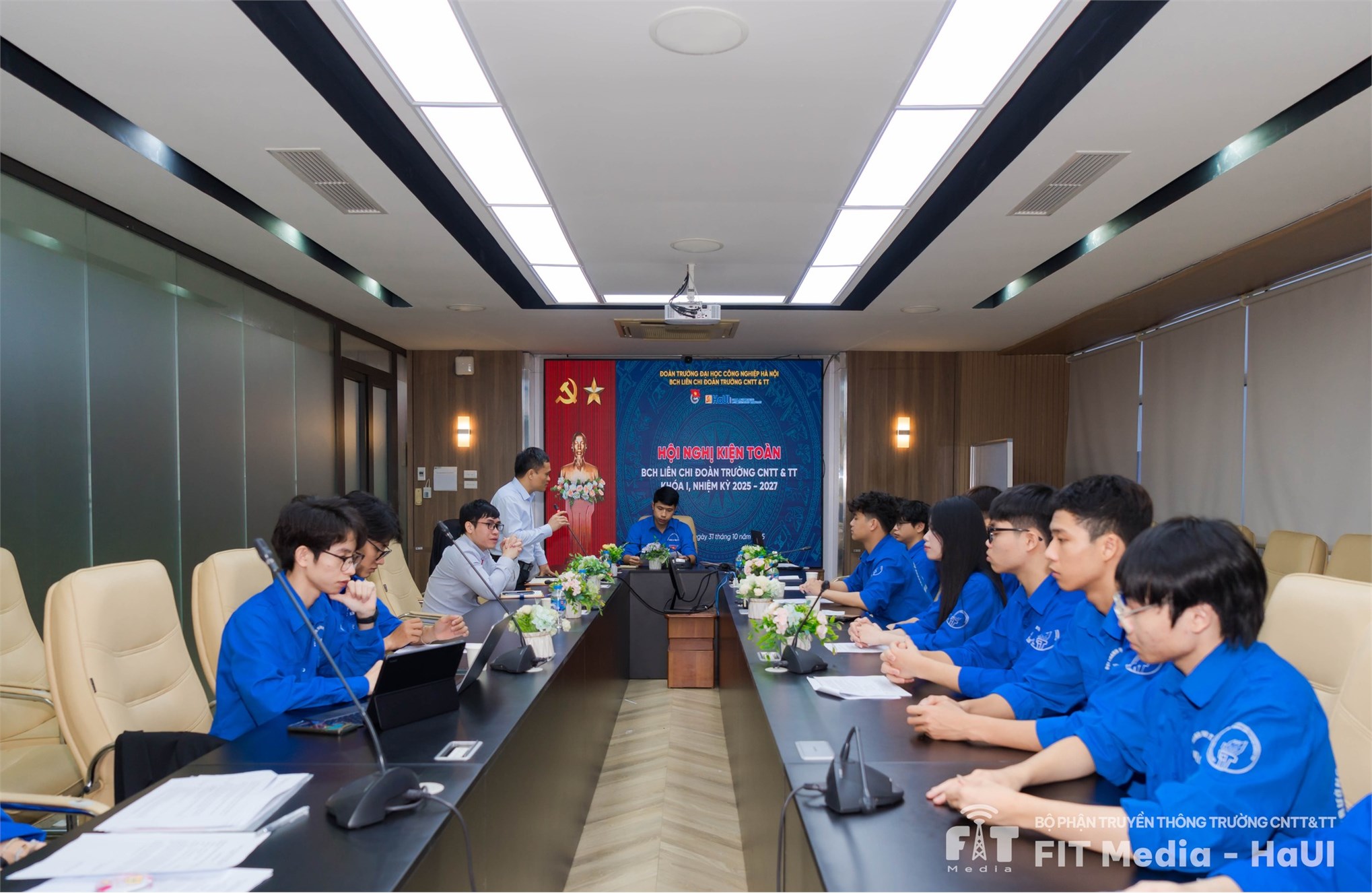 Chúc mừng hội nghị kiện toàn lần thứ 1 - BCH Liên chi đoàn trường CNTT&TT nhiệm kỳ 2024-2027