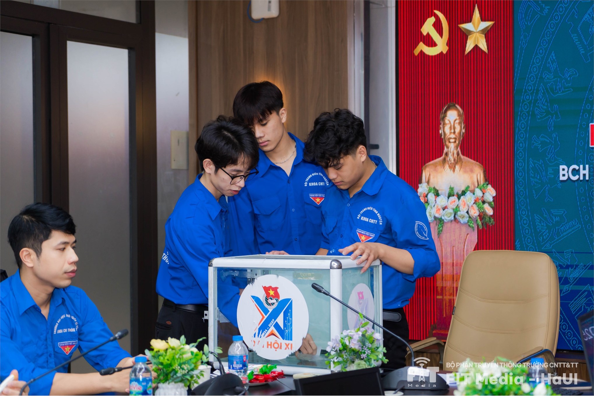 Chúc mừng hội nghị kiện toàn lần thứ 1 - BCH Liên chi đoàn trường CNTT&TT nhiệm kỳ 2024-2027