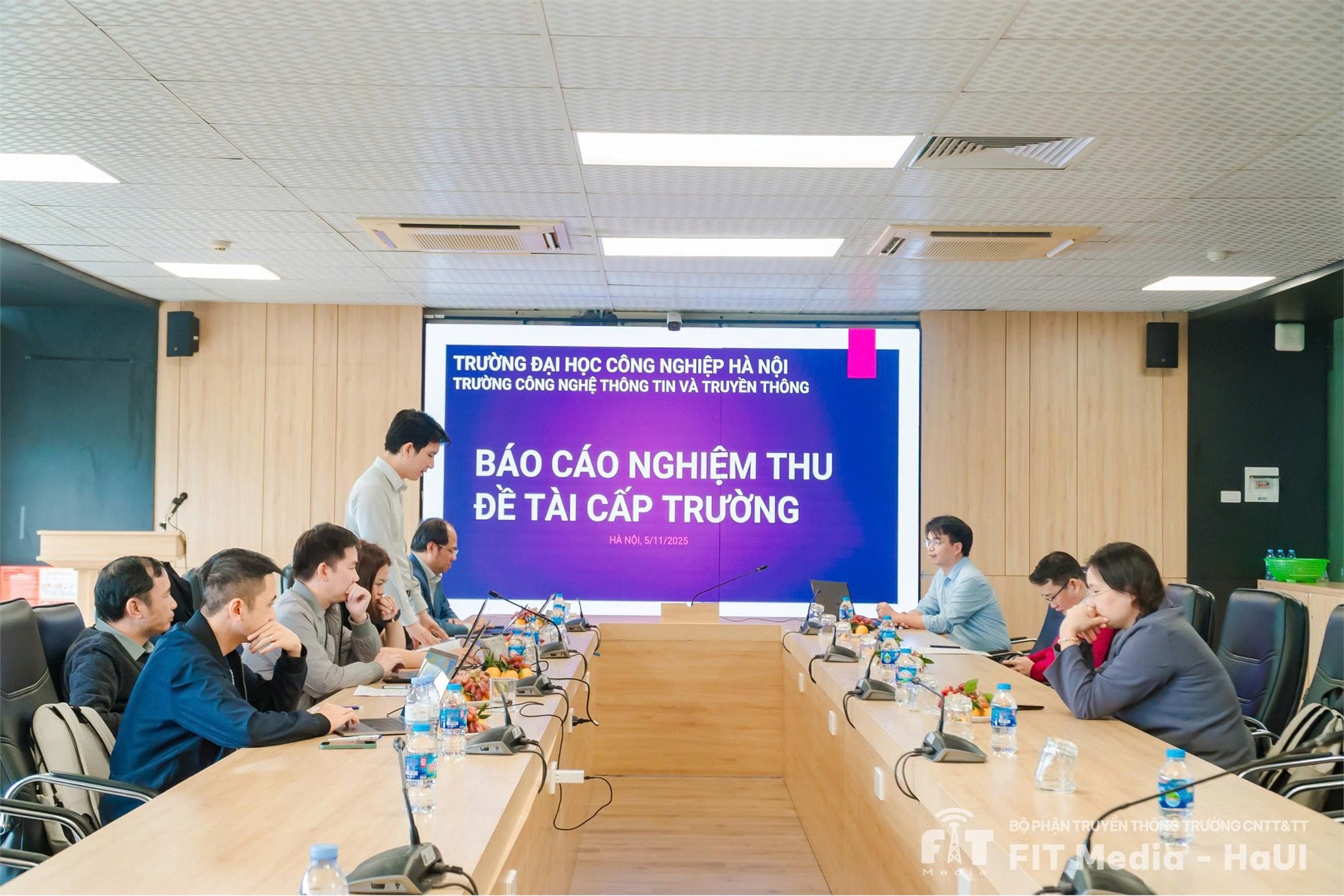 Nghiệm thu đề tài khoa học công nghệ cấp trường