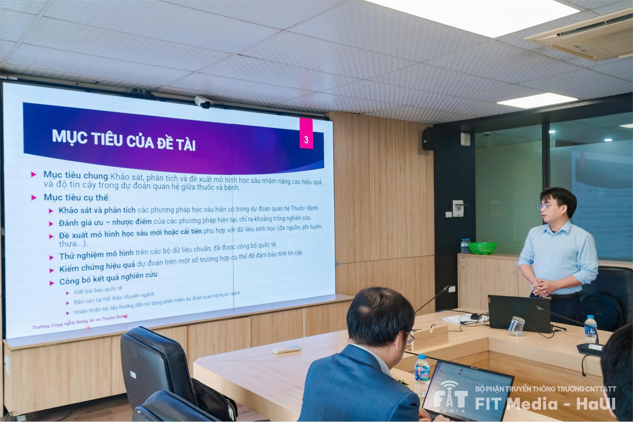 Nghiệm thu đề tài khoa học công nghệ cấp trường