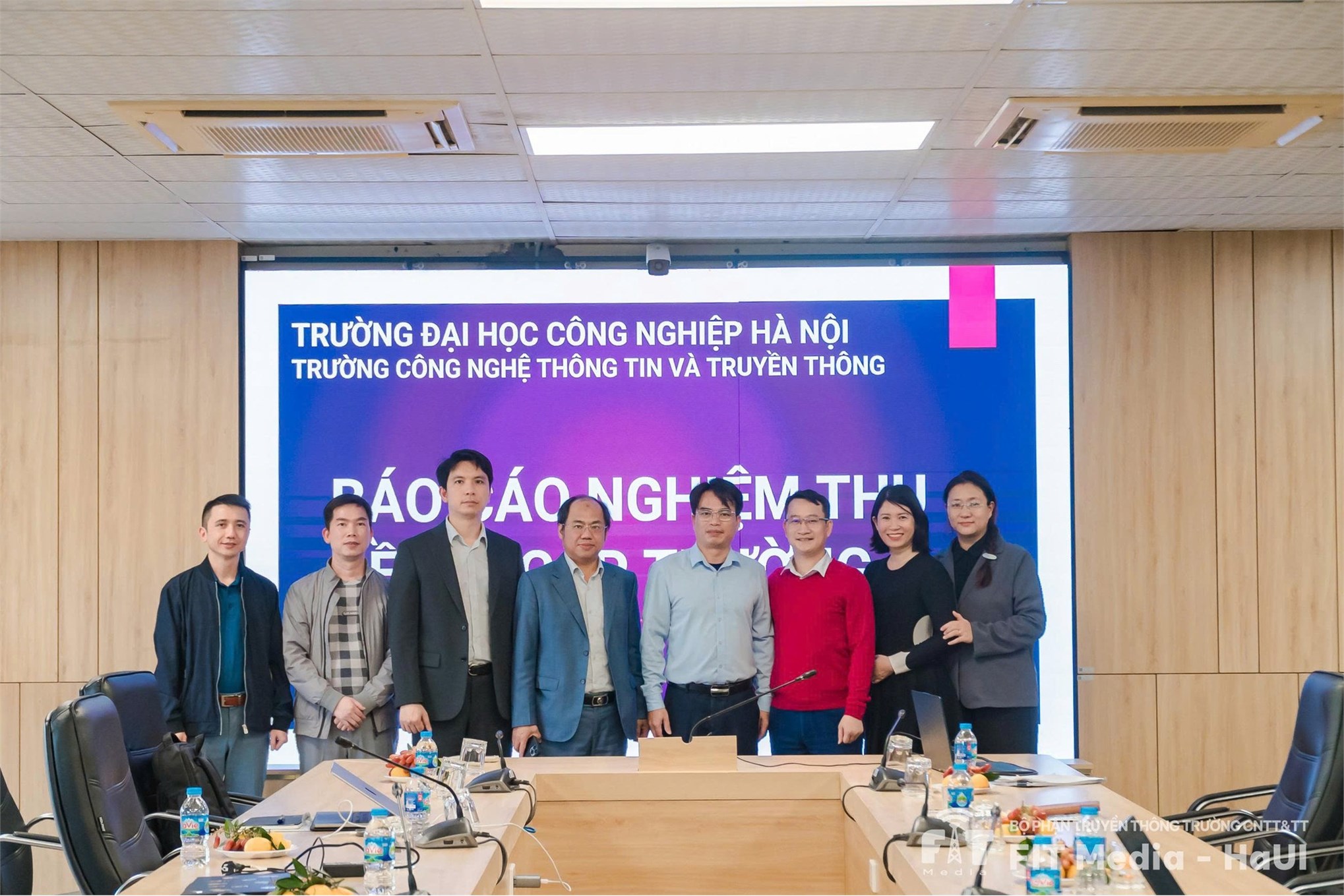 Nghiệm thu đề tài khoa học công nghệ cấp trường