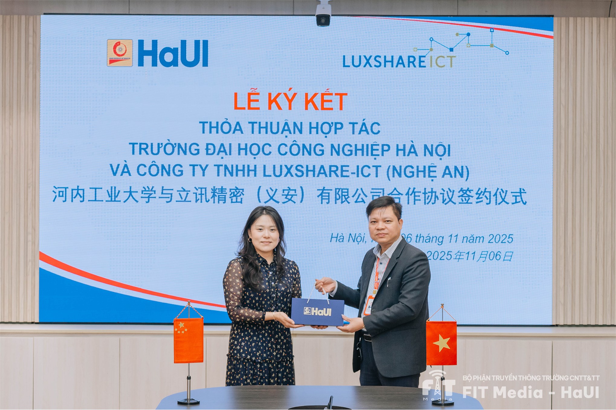 HaUI và Luxshare ICT Nghệ An ký kết thỏa thuận hợp tác toàn diện - Tăng cường kết nối đào tạo – doanh nghiệp – việc làm