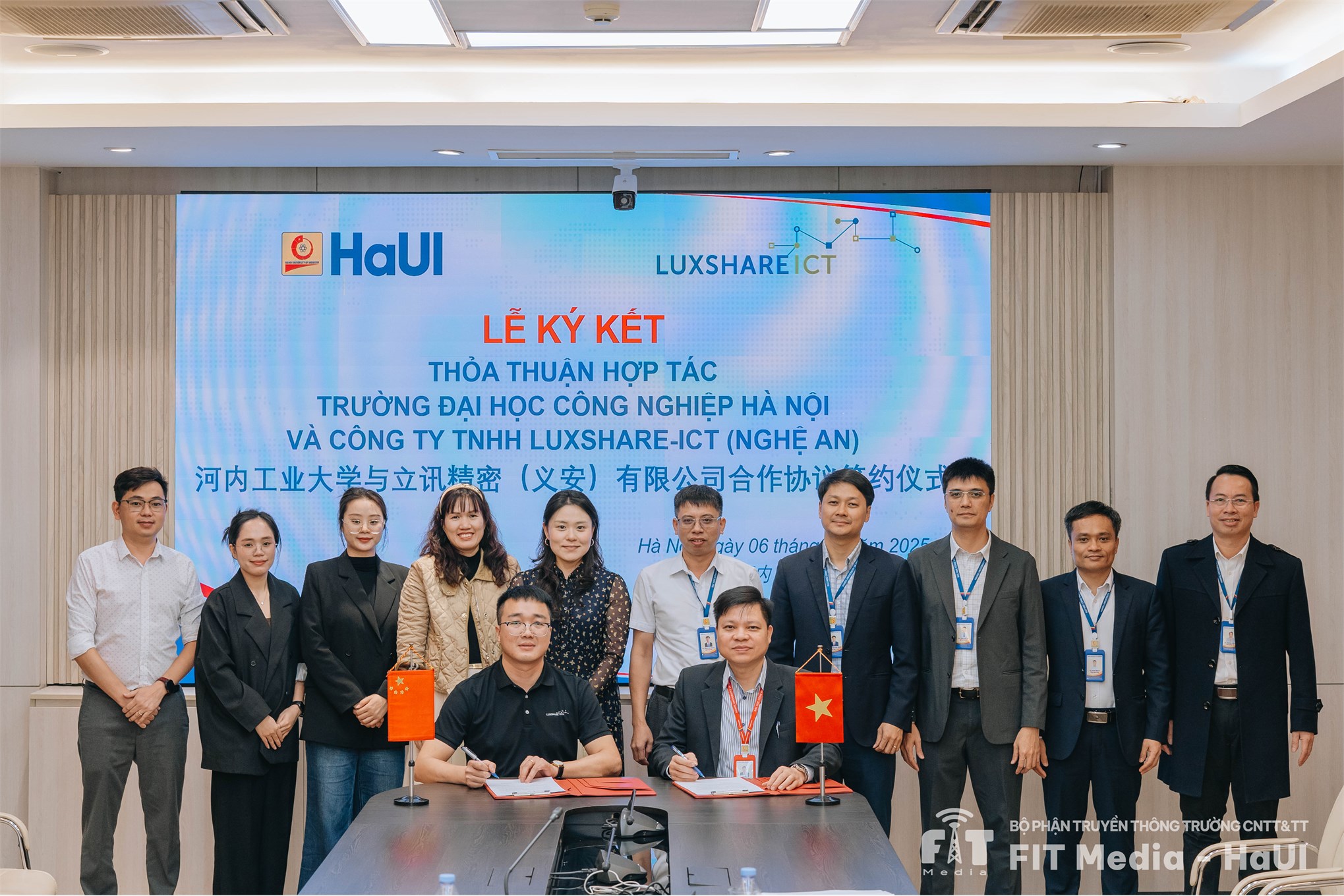 HaUI và Luxshare ICT Nghệ An ký kết thỏa thuận hợp tác toàn diện - Tăng cường kết nối đào tạo – doanh nghiệp – việc làm