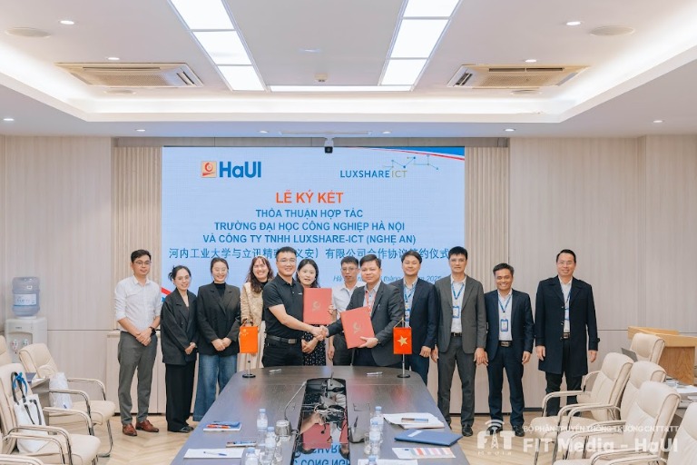 HaUI và Luxshare ICT Nghệ An ký kết thỏa thuận hợp tác toàn diện - Tăng cường kết nối đào tạo – doanh nghiệp – việc làm