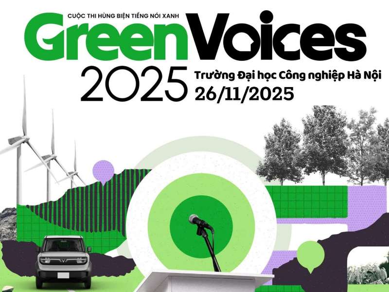 Tếng nói xanh sinh viên Việt – Hãy để tiếng nói của bạn khởi động hành trình Việt Nam xanh