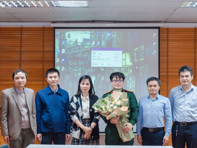 Chúc mừng buổi bảo vệ đề án tốt nghiệp thạc sĩ ngành Hệ thống thông tin thành công tốt đẹp