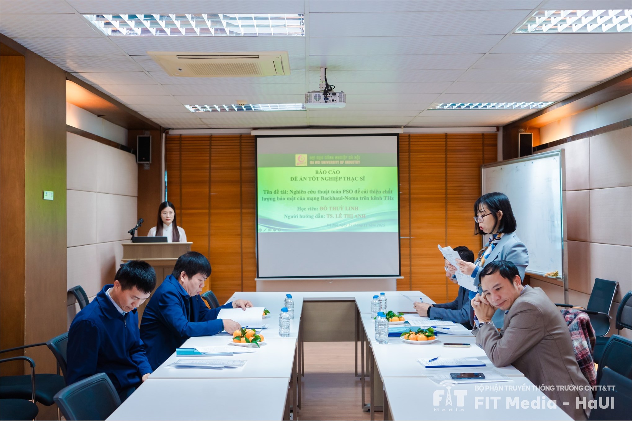 Chúc mừng buổi bảo vệ đề án tốt nghiệp thạc sĩ ngành Hệ thống thông tin thành công tốt đẹp