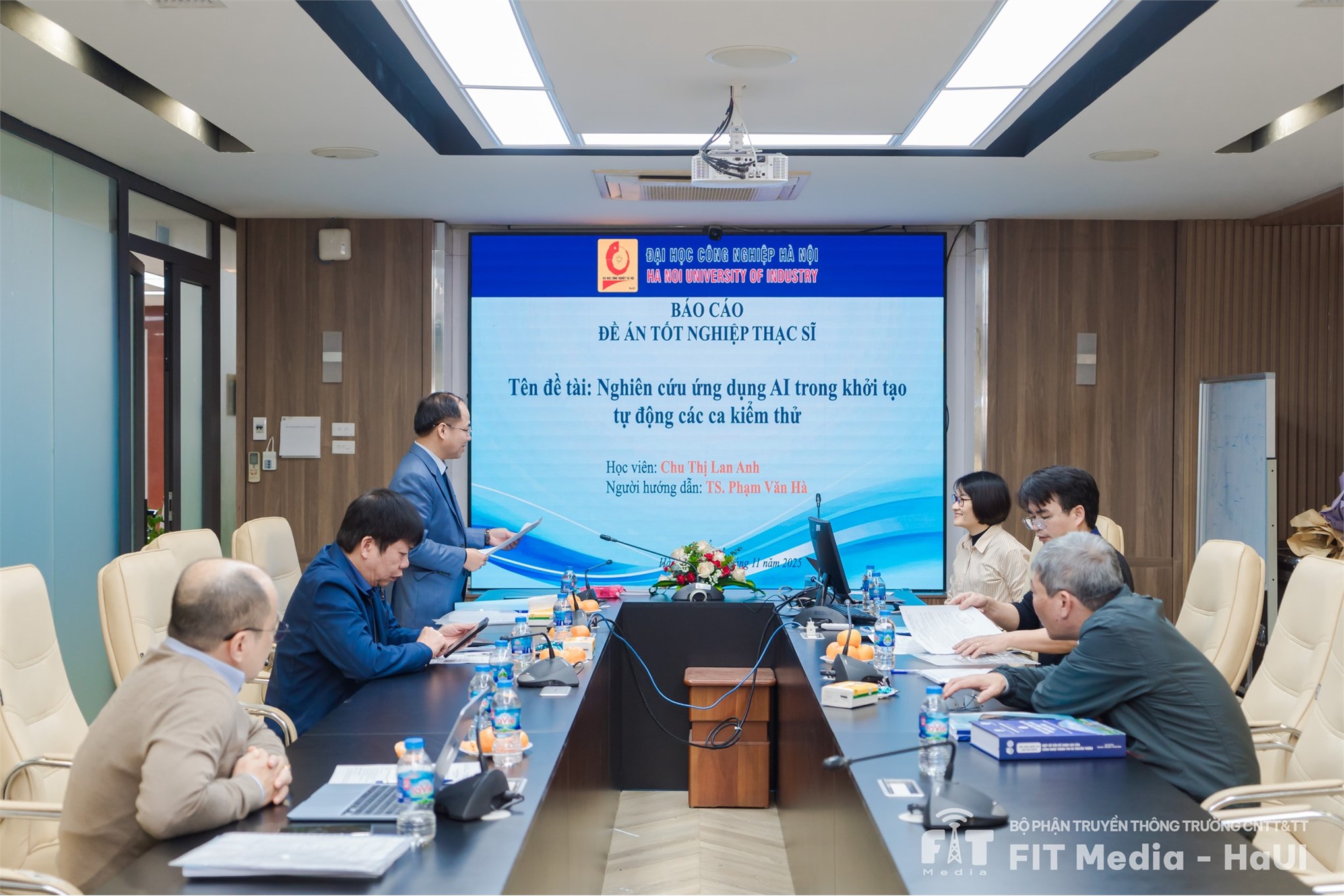 Chúc mừng buổi bảo vệ đề án tốt nghiệp thạc sĩ ngành Hệ thống thông tin thành công tốt đẹp