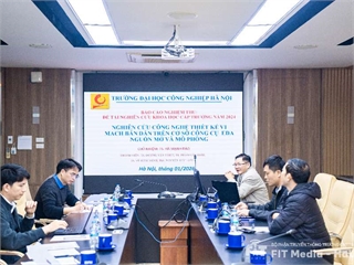 Nghiệm thu đề tài nghiên cứu khoa học cấp Trường: Nghiên cứu công nghệ thiết kế vi mạch bán dẫn trên cơ sở công cụ EDA nguồn mở và mô phỏng