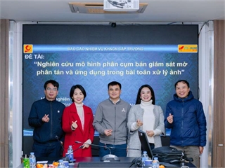 Nghiệm thu đề tài khoa học và công nghệ cấp đơn vị - Nghiên cứu mô hình phân cụm bán giám sát mờ phân tán và ứng dụng trong xử lý hình ảnh