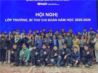 Hội nghị lớp trưởng, bí thư chi đoàn Trường CNTT & Truyền thông năm học 2025 – 2026: Tăng cường đối thoại, đồng hành cùng sinh viên