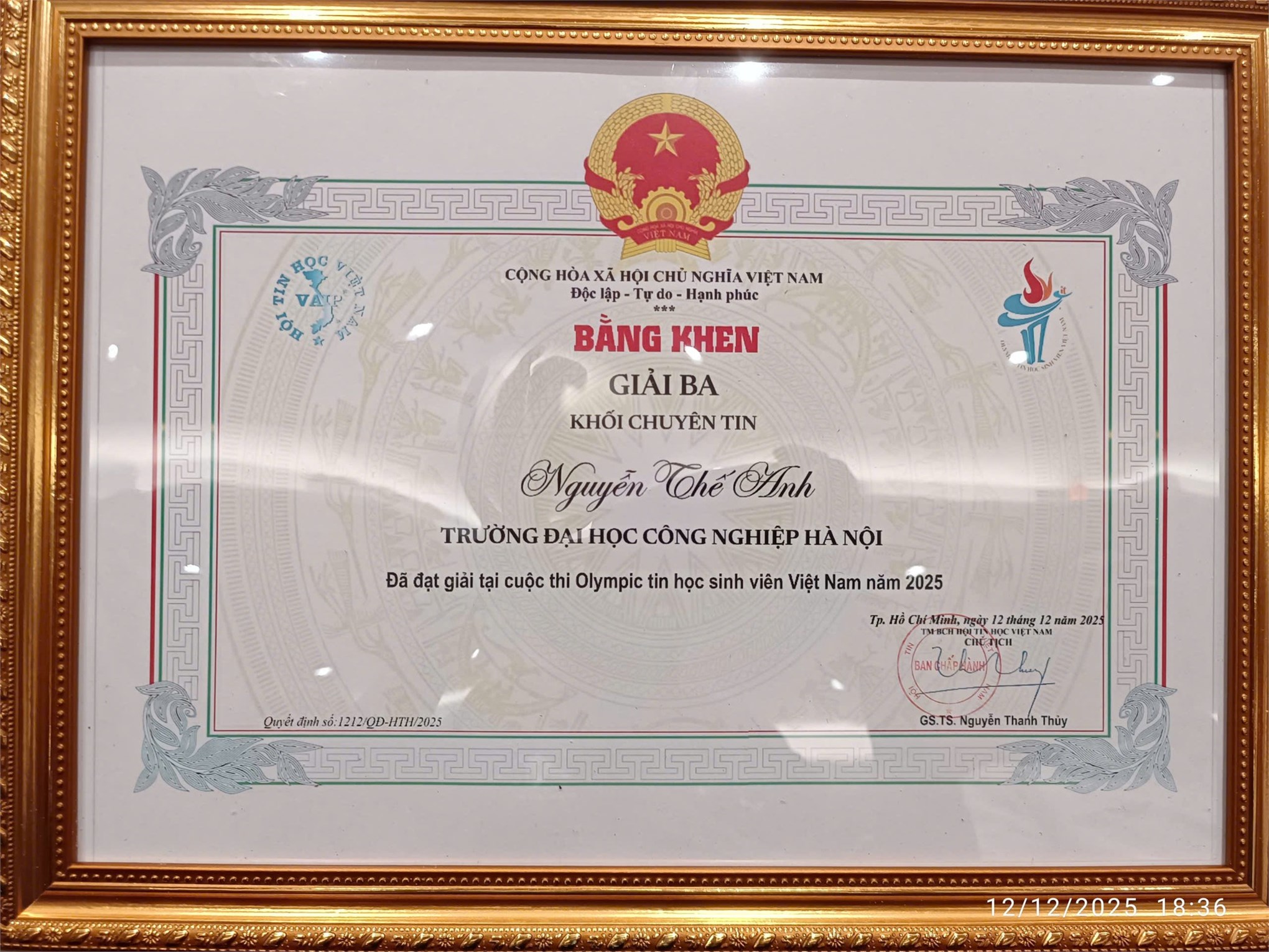 Dấu ấn trí tuệ haui tại olp’25 và icpc 2025: Bản lĩnh – Kiên trì – Khát vọng bứt phá