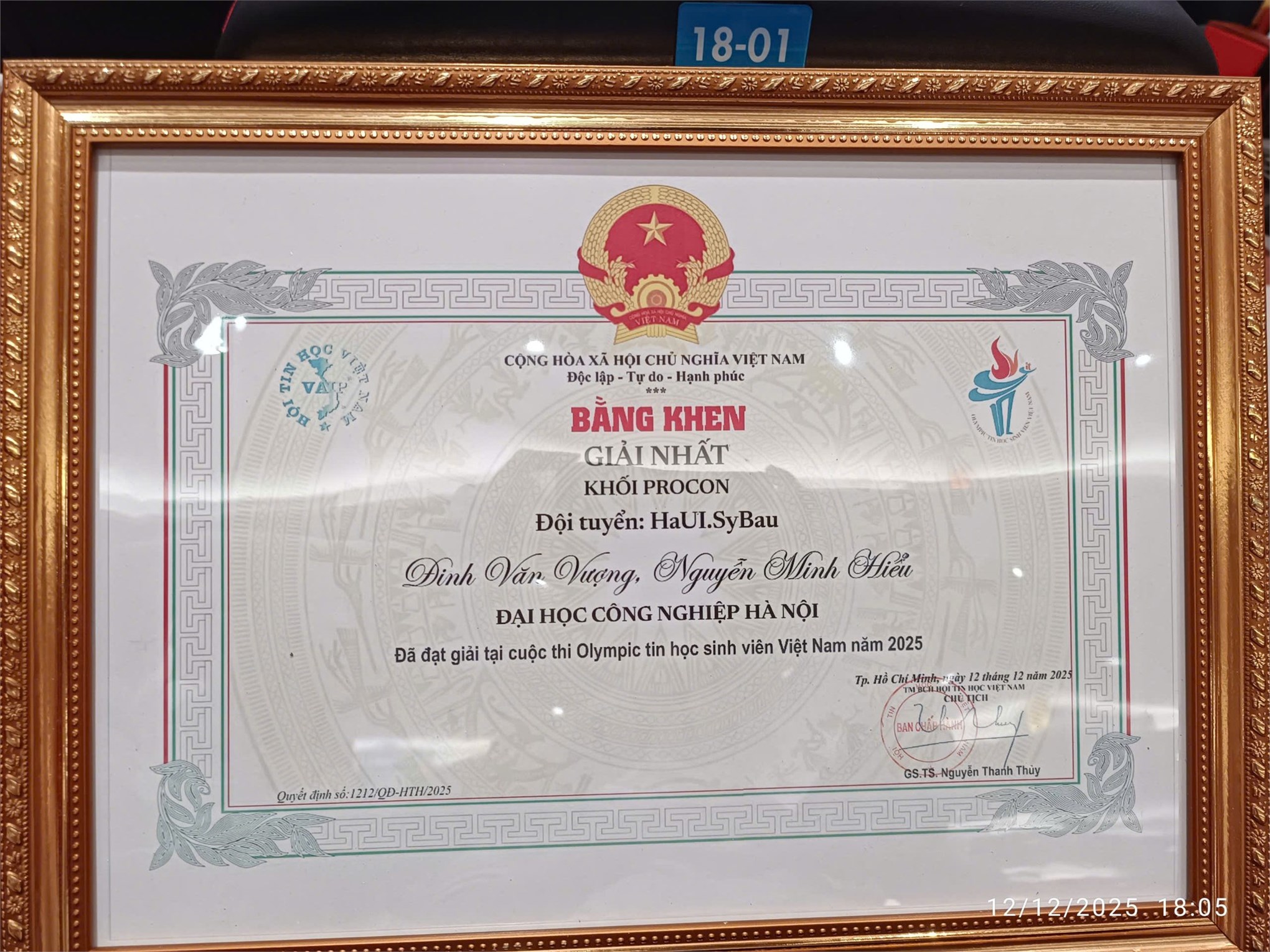 Dấu ấn trí tuệ haui tại olp’25 và icpc 2025: Bản lĩnh – Kiên trì – Khát vọng bứt phá