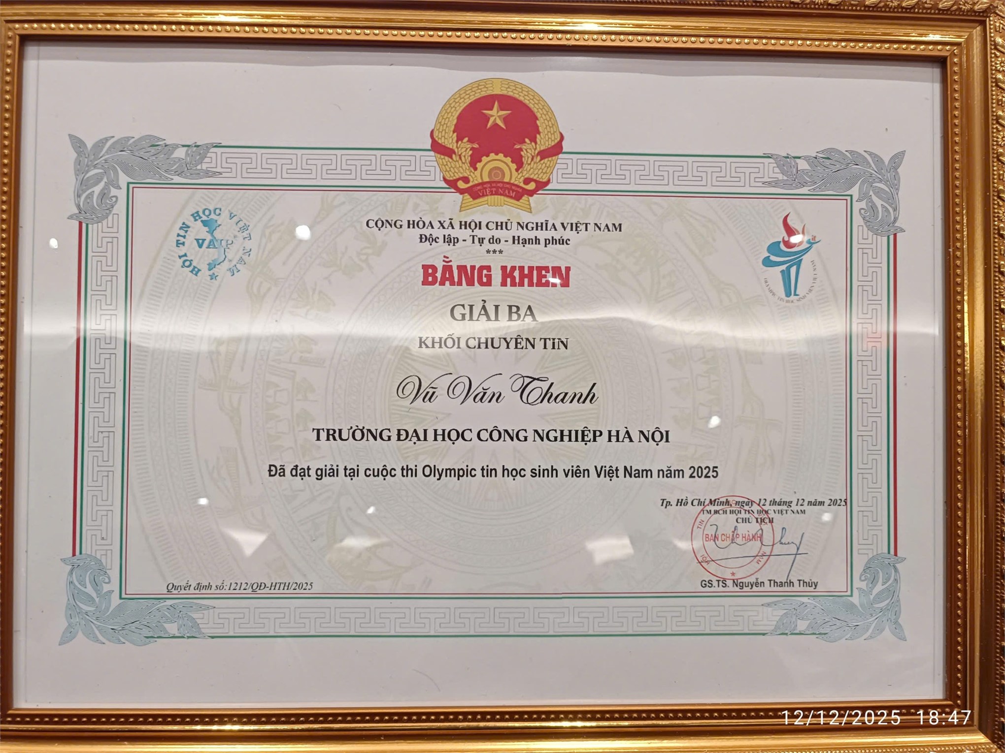 Dấu ấn trí tuệ haui tại olp’25 và icpc 2025: Bản lĩnh – Kiên trì – Khát vọng bứt phá