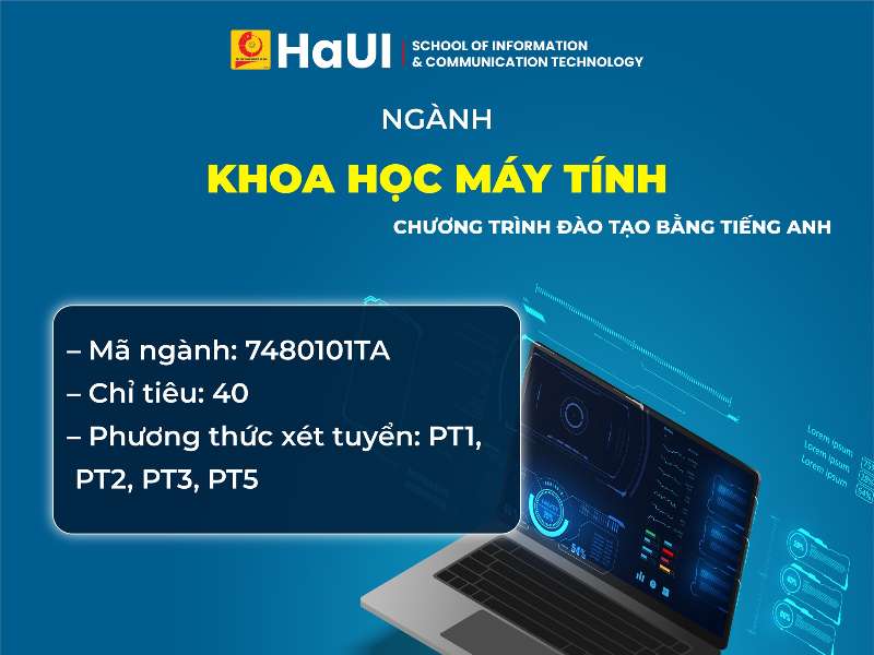 Tổng quan chương trình Khoa học Máy tính (đào tạo bằng tiếng Anh) tại SICT – HaUI trong bối cảnh chuyển đổi số