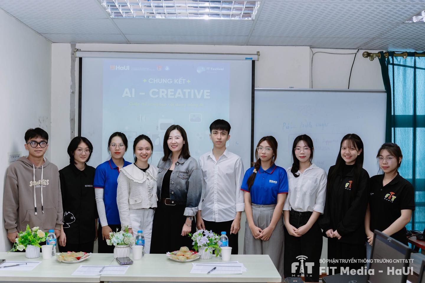 Chung kết AI-CREATIVE: Một ngày vẽ nên tương lai “HaUI 2050” bằng trí tuệ nhân tạo