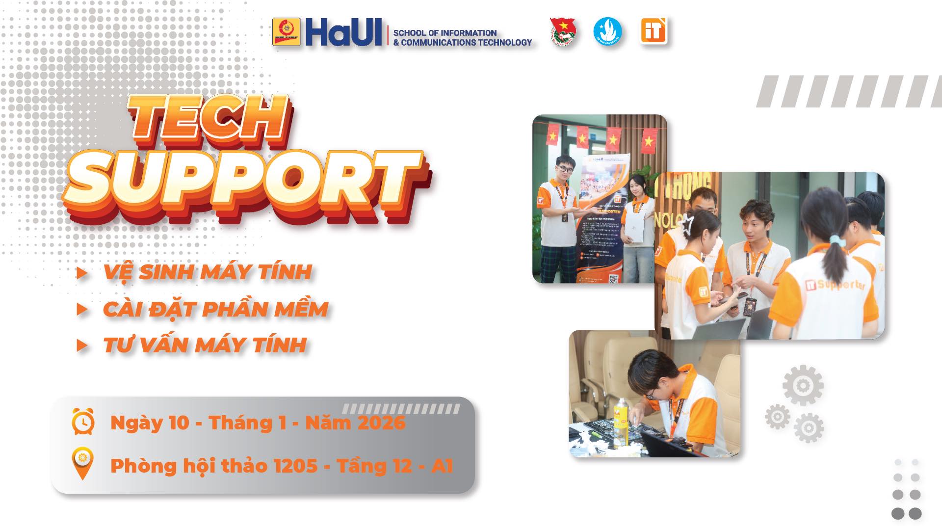 Tech Support chính thức tái khởi động, mở đầu các hoạt động hỗ trợ sinh viên năm 2026