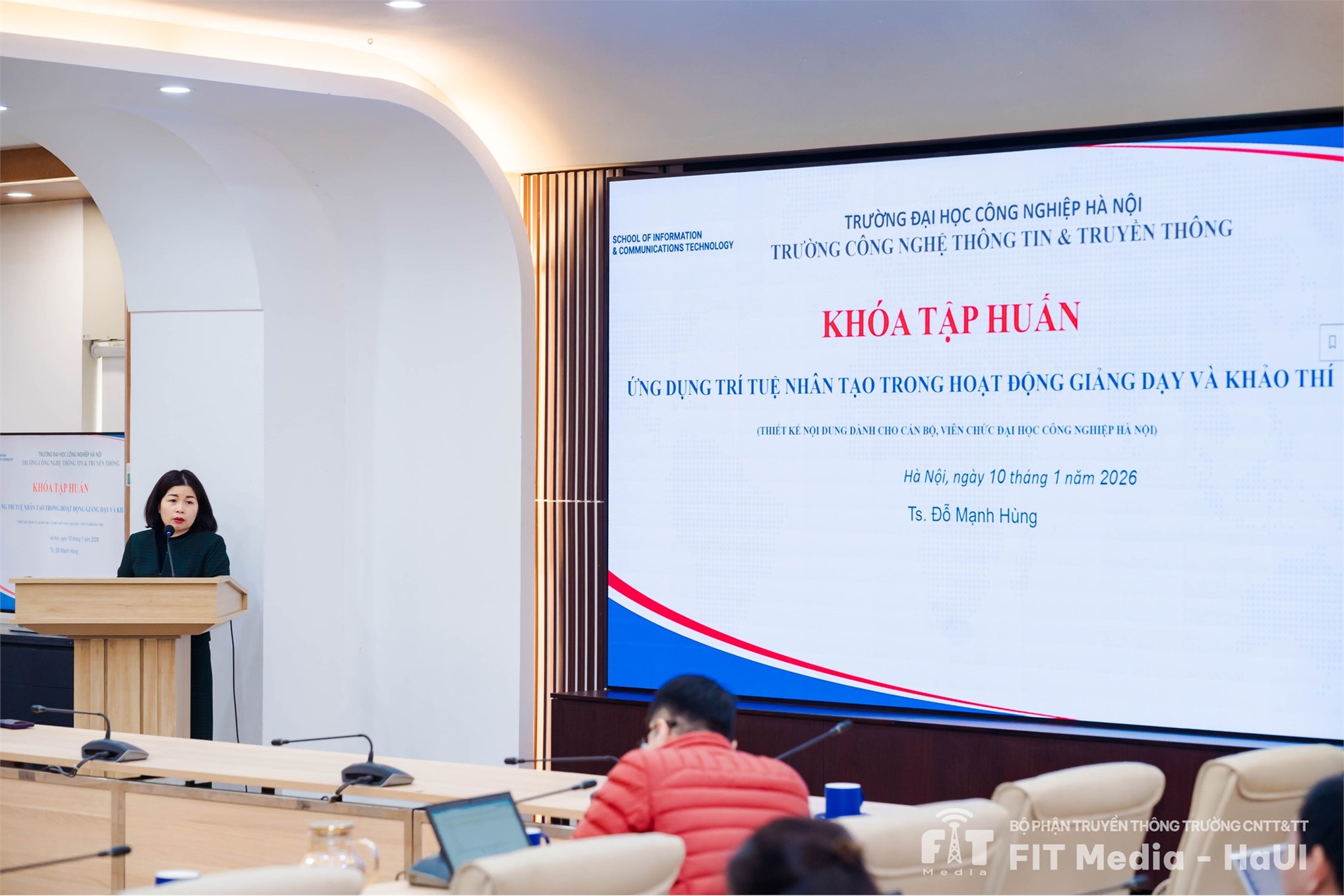 Đại học Công nghiệp Hà Nội tổ chức tập huấn ứng dụng AI trong giảng dạy và đánh giá kết quả học tập