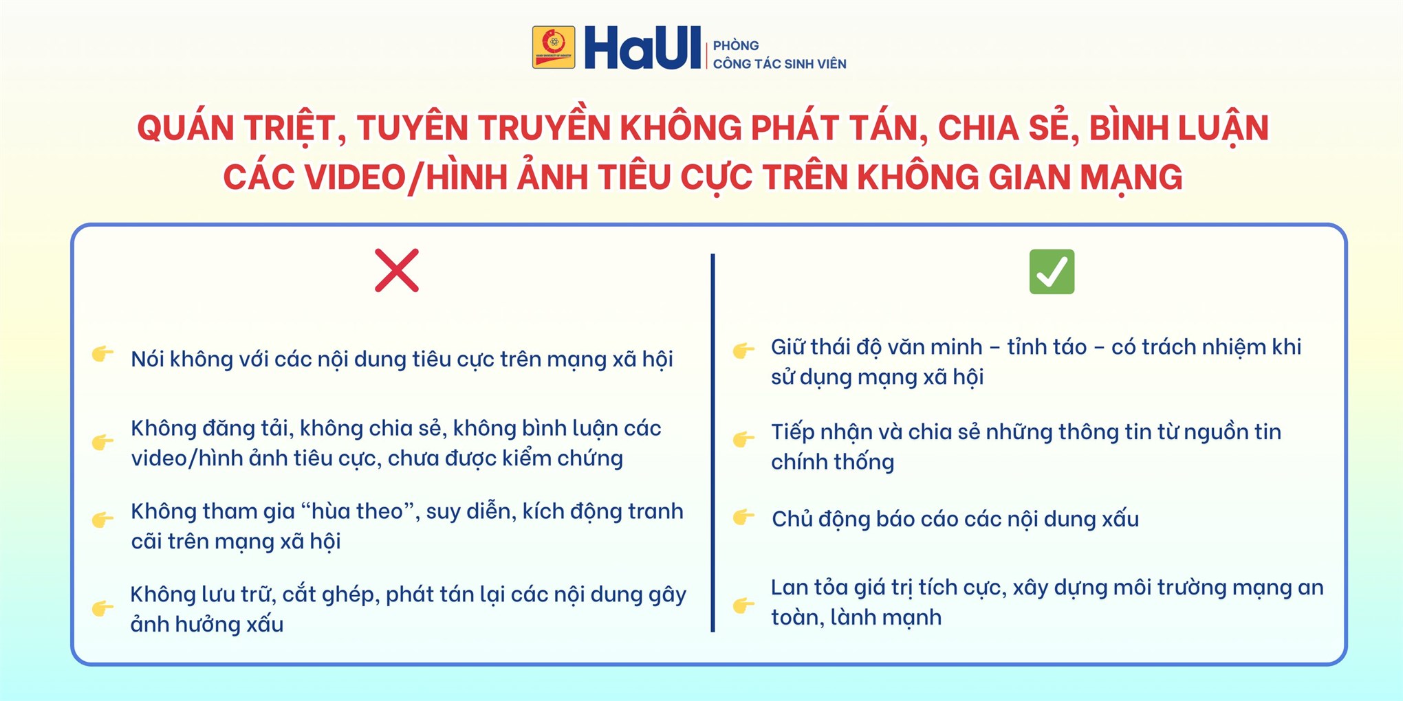 Không phát tán – Không chia sẻ – Không bình luận các video, hình ảnh tiêu cực trên không gian mạng