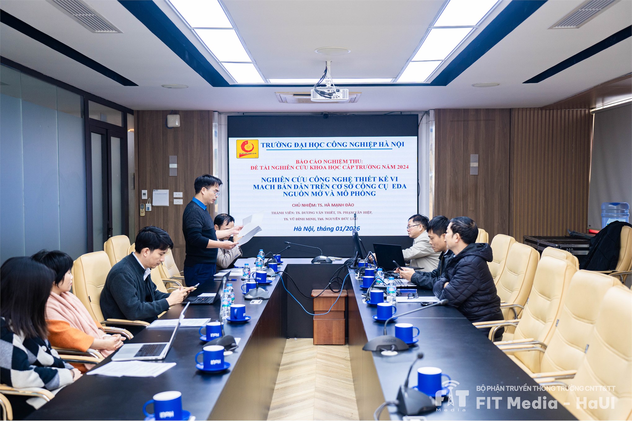 Nghiệm thu đề tài nghiên cứu khoa học cấp Trường: Nghiên cứu công nghệ thiết kế vi mạch bán dẫn trên cơ sở công cụ EDA nguồn mở và mô phỏng