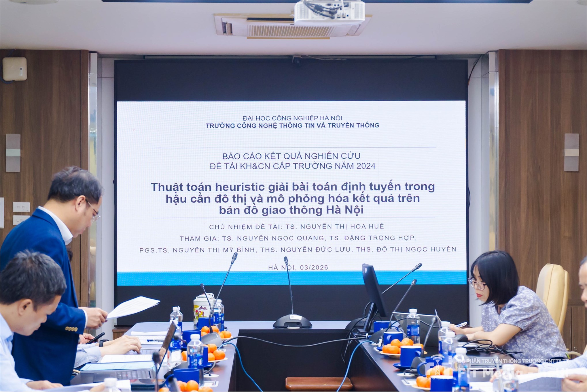 Nghiệm thu đề tài khoa học và công nghệ cấp cơ sở năm 2024