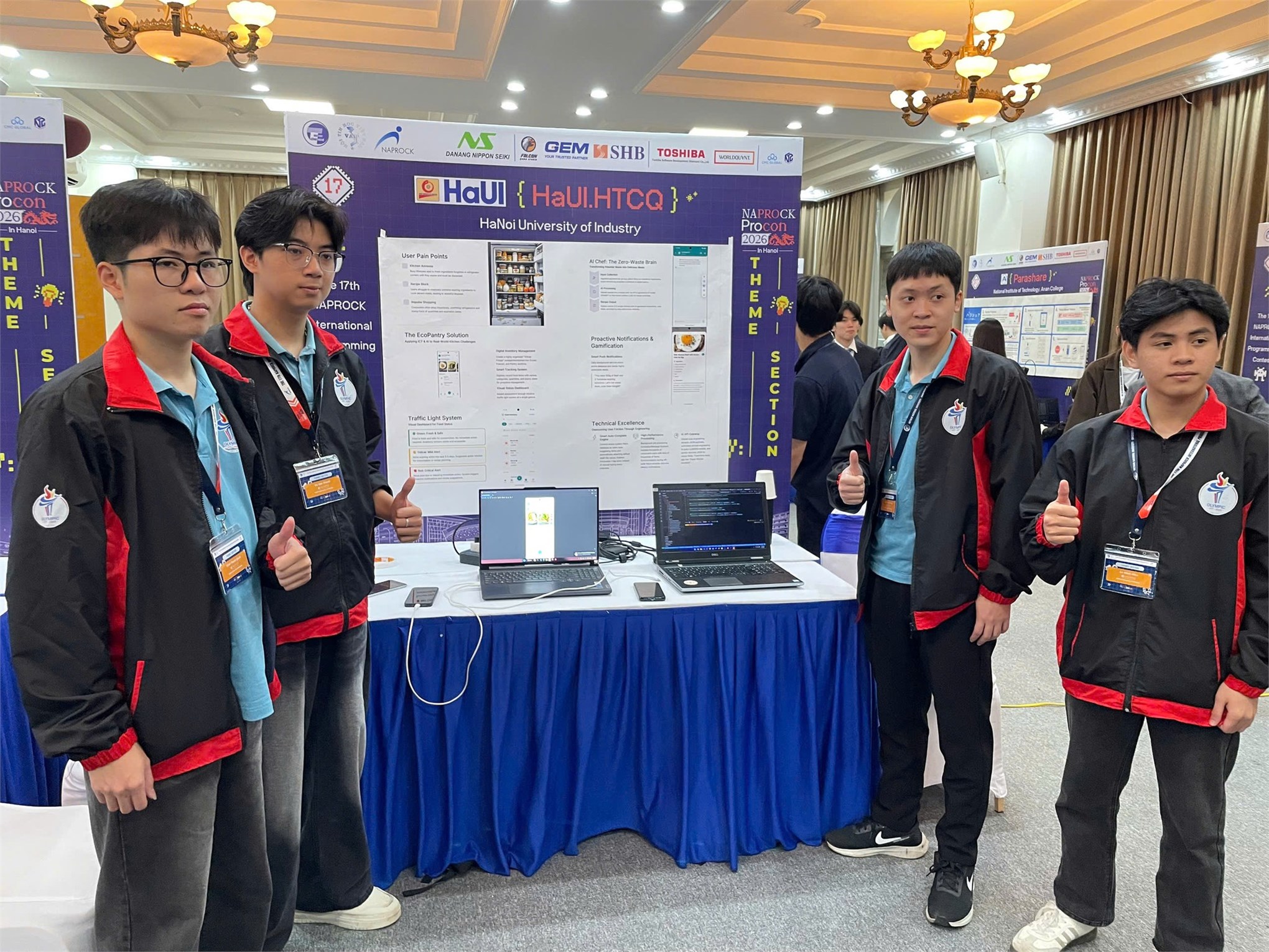 Sinh viên Trường Công nghệ Thông tin và Truyền thông tham gia sân chơi lập trình quốc tế NAPROCK PROCON 2026