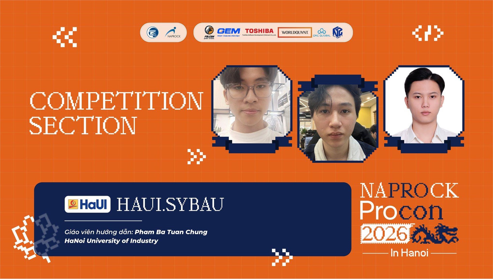 Sinh viên Trường Công nghệ Thông tin và Truyền thông tham gia sân chơi lập trình quốc tế NAPROCK PROCON 2026