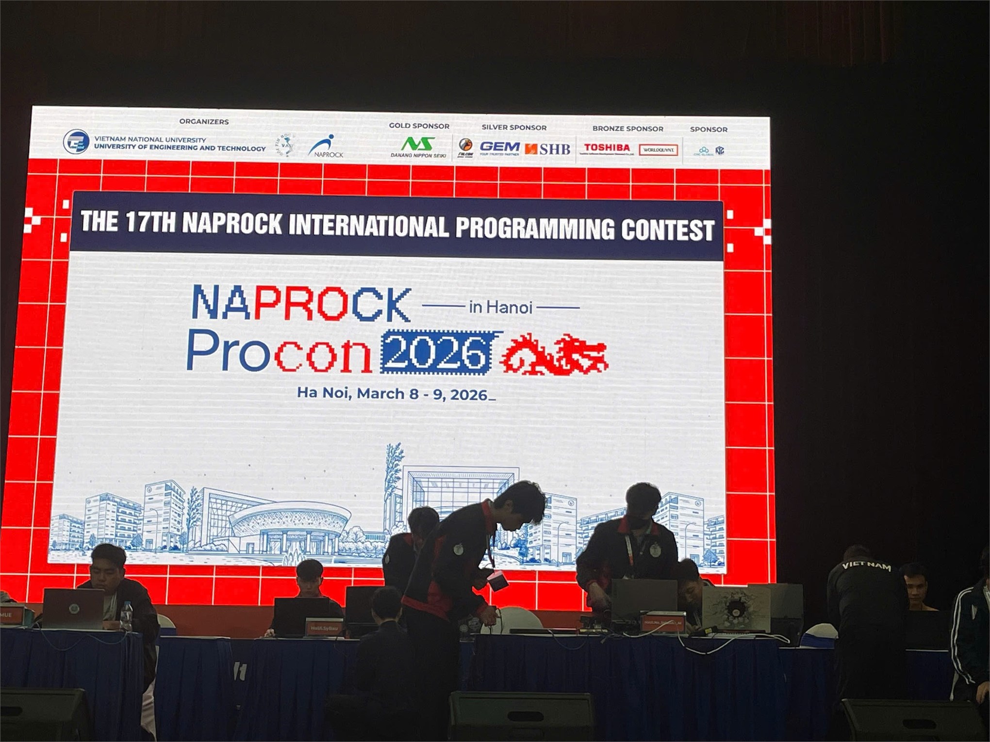 Chúc mừng đội HaUI.No_Solution_AI vào Chung kết NAPROCK PROCON Quốc tế 2026