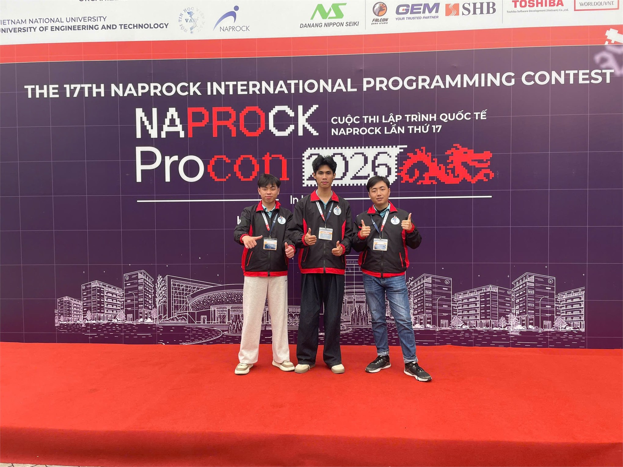 Chúc mừng đội HaUI.No_Solution_AI vào Chung kết NAPROCK PROCON Quốc tế 2026