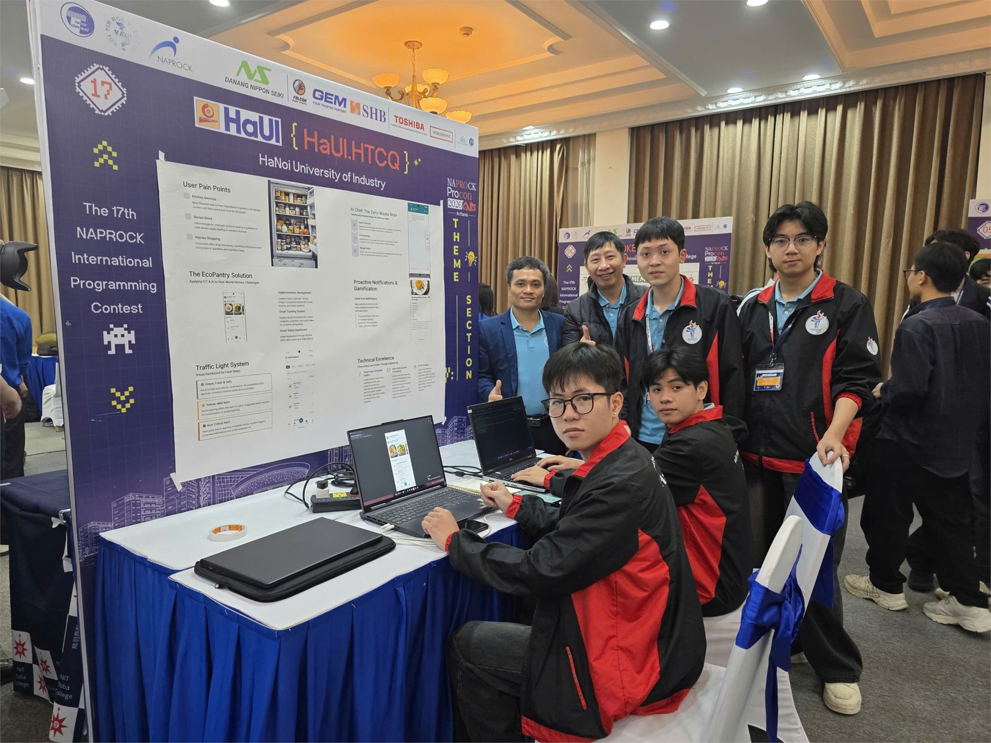 Đội tuyển PROCON HaUI khẳng định năng lực tại NAPROCK PROCON Quốc tế lần thứ 17