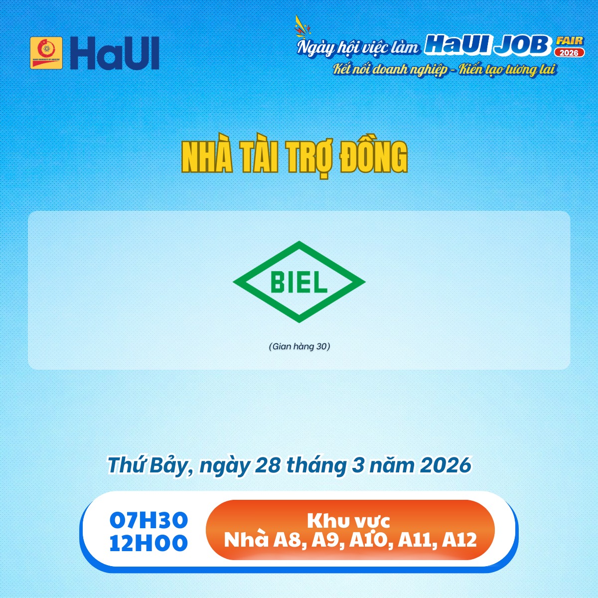 Tổ chức “Ngày hội việc làm – HaUI Job Fair 2026”