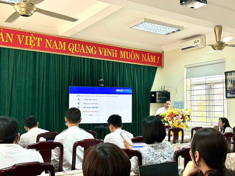 Tập huấn “Ứng dụng AI trong quản trị và dạy học” – Lan tỏa tri thức công nghệ tới giáo dục phổ thông