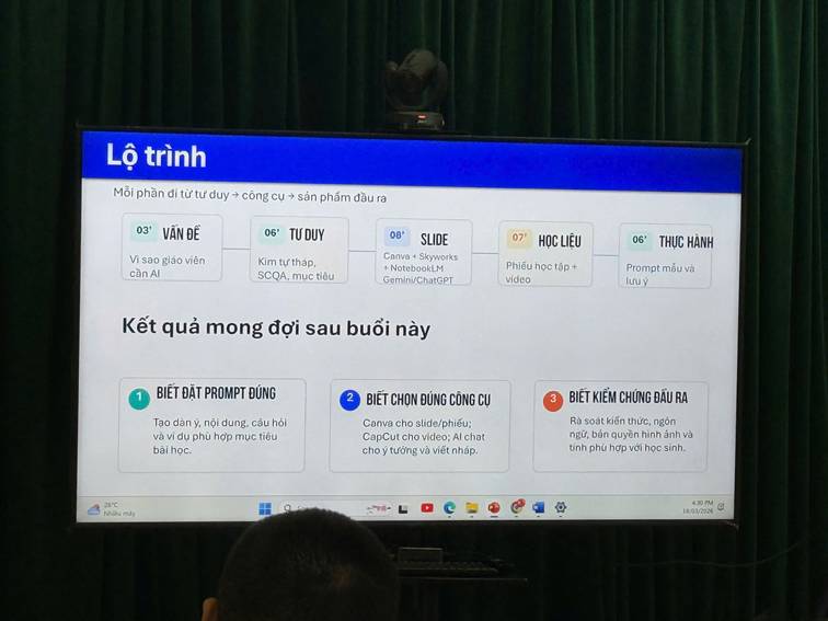 Tập huấn “Ứng dụng AI trong quản trị và dạy học” – Lan tỏa tri thức công nghệ tới giáo dục phổ thông