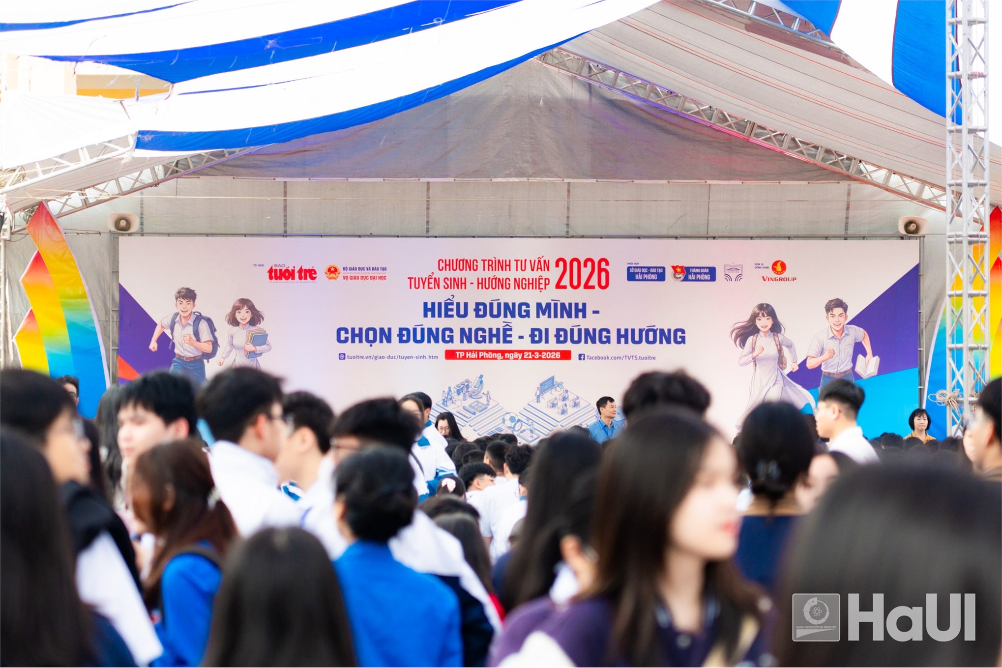 Sôi động Ngày hội Tư vấn tuyển sinh – Hướng nghiệp 2026 tại Hải Phòng