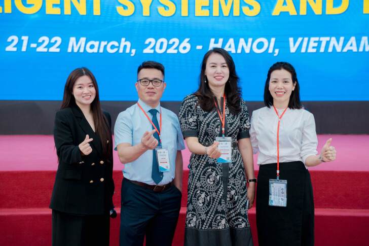 Sinh viên SICT–HaUI tự tin tỏa sáng tại Hội thảo quốc tế ICISN 2026