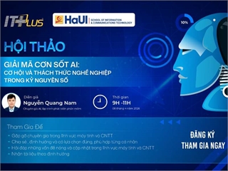 Hội thảo: “Giải mã cơn sốt AI – Cơ hội và thách thức nghề nghiệp trong kỷ nguyên số”