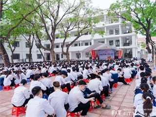THPT Mỹ Đức B sôi động cùng hoạt động tư vấn tuyển sinh 2026 của Trường Công nghệ Thông tin và Truyền thông – Đại học Công nghiệp Hà Nội