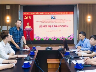 Chi bộ CNTT&TT1 tổ chức thành công lễ kết nạp Đảng viên mới và sinh hoạt định kỳ tháng 4/2026