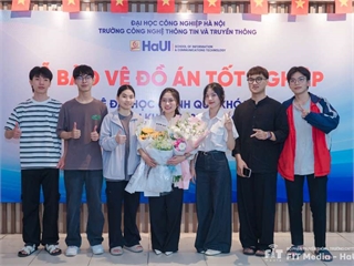 Khép lại thanh xuân giảng đường qua lễ bảo vệ đồ án tốt nghiệp 2026 của sinh viên SICT – HaUI