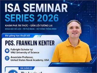 Thông báo seminar học thuật cùng PGS. TS. Franklin Kenter – Fulbright Scholar, United States Naval Academy, Hoa Kỳ