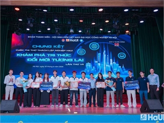 Đội thi KopyMatch của Trường Công nghệ Thông tin và Truyền thông đạt Giải Khuyến khích tại Chung kết Cuộc thi Thử thách Lập nghiệp lần thứ VII