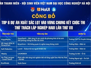 Chúc mừng đội thi KopyMatch – Trường Công nghệ Thông tin và Truyền thông xuất sắc lọt Top 6 Chung kết Thử thách Lập nghiệp HaUI lần thứ VII