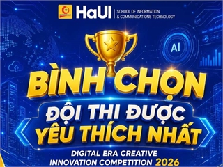 Bình chọn Đội thi được yêu thích nhất – Digital Era Creative Innovation Competition 2026