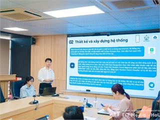Trường Công nghệ Thông tin và Truyền thông tổ chức nghiệm thu đề tài Sinh viên Nghiên cứu khoa học năm học 2025–2026 lĩnh vực Công nghệ thông tin