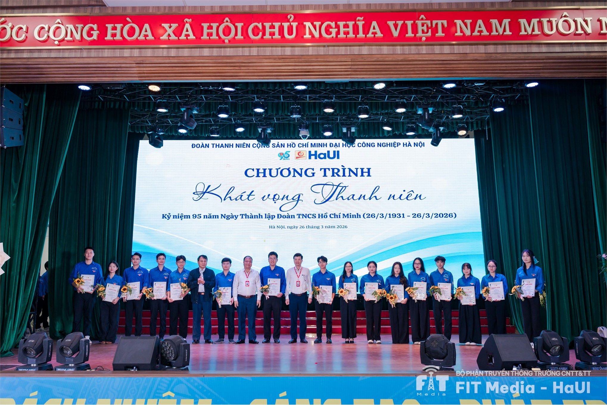 Tự hào tuổi trẻ SICT tại Lễ kỷ niệm 95 năm Ngày thành lập Đoàn TNCS Hồ Chí Minh