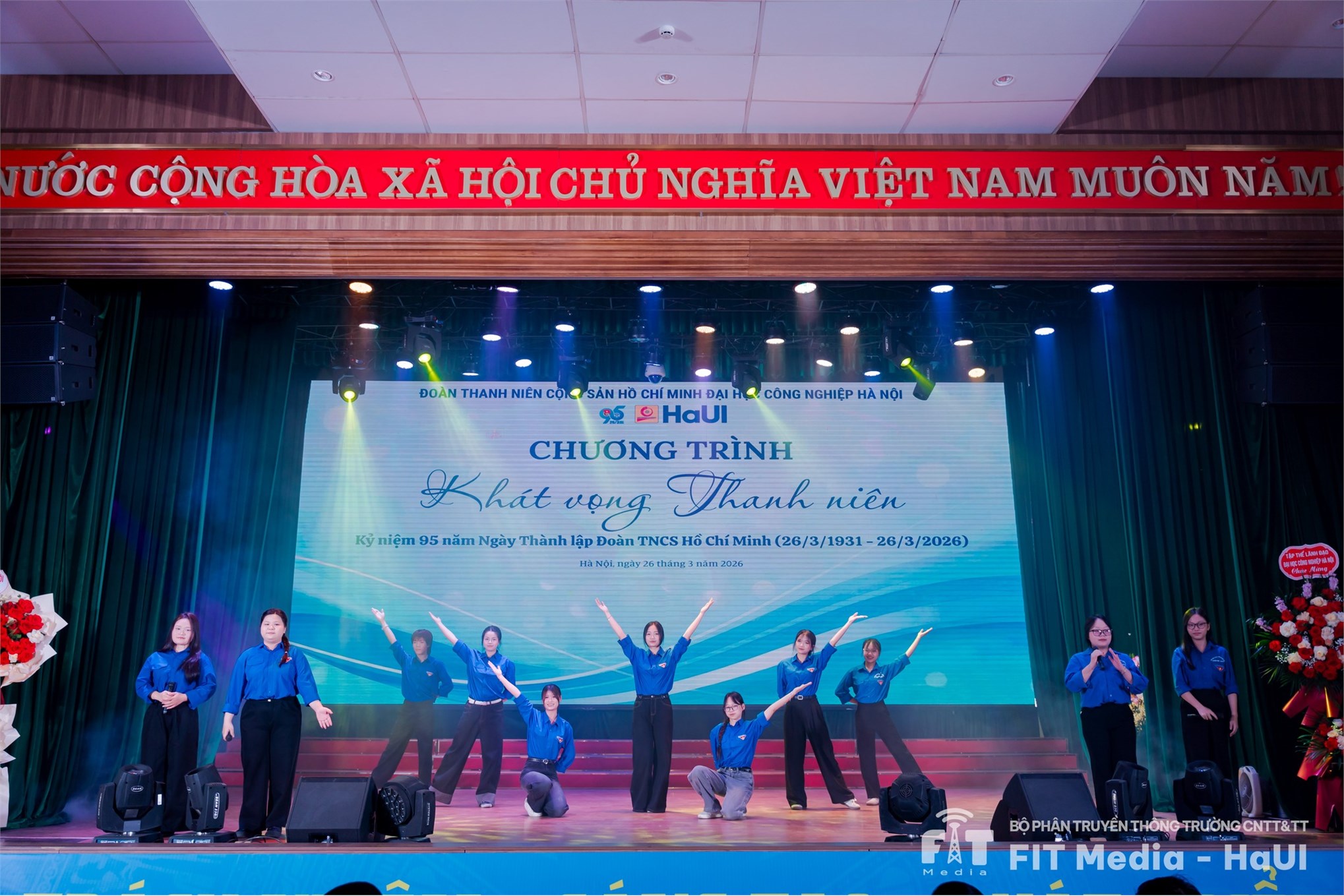 Tự hào tuổi trẻ SICT tại Lễ kỷ niệm 95 năm Ngày thành lập Đoàn TNCS Hồ Chí Minh